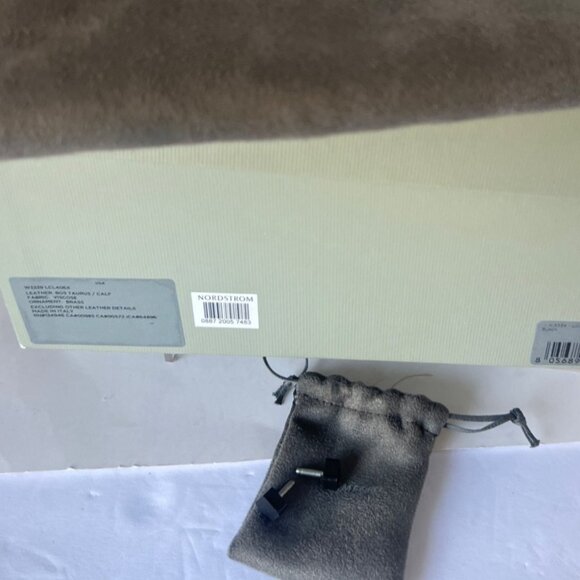 Tom Ford Brigitte Bow Sandals Velvety Black Stiletto Heels Women Size 36 US5 - Picture 16 of 16